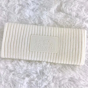 Coach Logo Cable Knit Winter Headband ❄️​​​